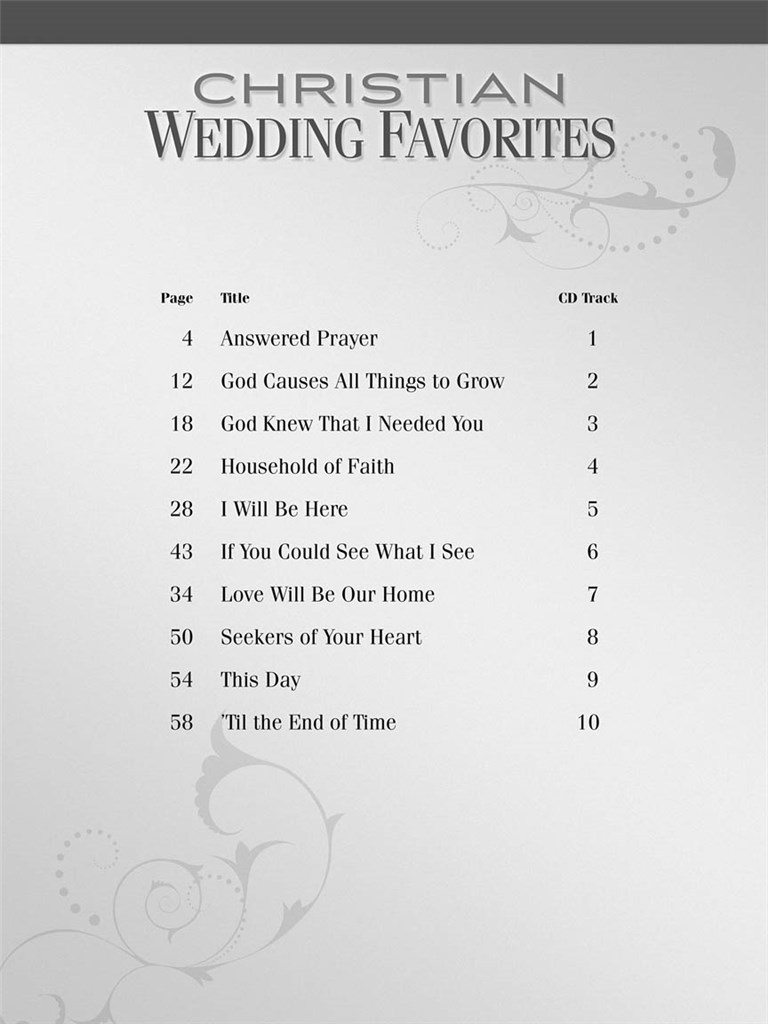 Christian Wedding Favorites